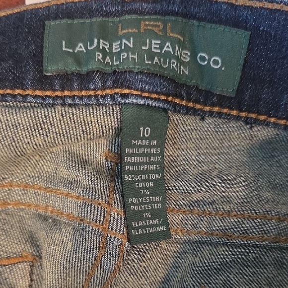 (J32) Ralph Lauren Dark Blue Skinny Jeans - Picture 9 of 9
